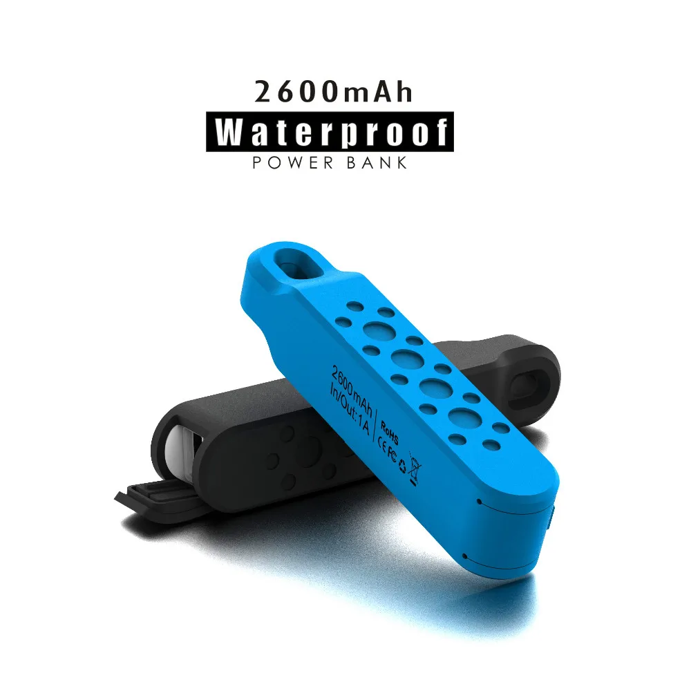 2018 best seller lipstick power banks 2600mah with metal hook for new year gift ip67 waterproof power bank 3000mah - ANKUX.COM