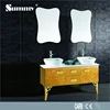 S-1223 Royal Gold China Style Bathroom Cabinet Double Sink