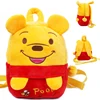 Kids' Plush bear shape traveling Bag Plush Winnie Pooh Backpack With A Mini Stuffed toy