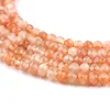 gemstone beads A grade Ruby Quartz faceted rondelles 3x4mm