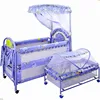 The popular design bed with swing for baby