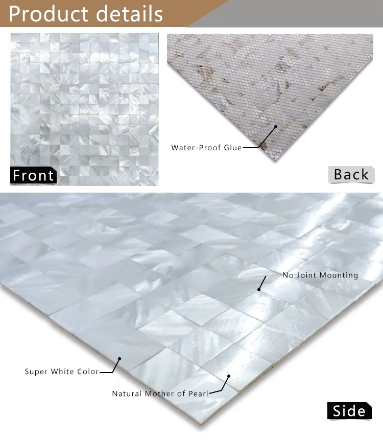 High Quality White Mother Of Pearl Tiles Shell Mosaic Price