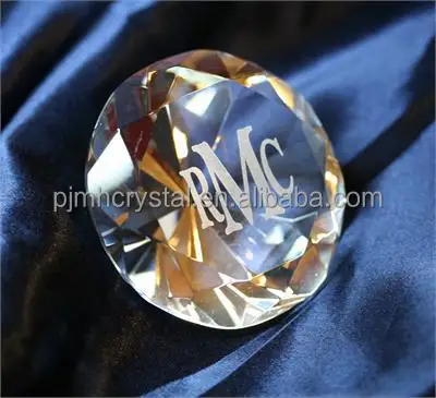 mh-z036 logo engraved transparent crystal diamond