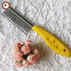 Pure White Plastic Fine And Coarse Different Teeth Head Lice Comb