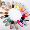 Size 35-43 custom made shoes women flat fashion ladies suede casual shoes