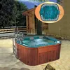 2015 hot selling High quality Acrylic whirlpool tub outdoor spa massage bathtub