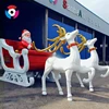 Hotsale Fiberglass Artificial Animated Christmas Reindeer