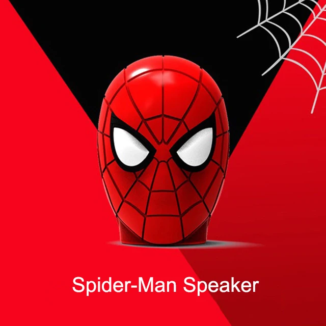 mini Creative design Marvel Spider Man Speaker wireless Subwoofer Gift portable Marvel speaker - ANKUX.COM