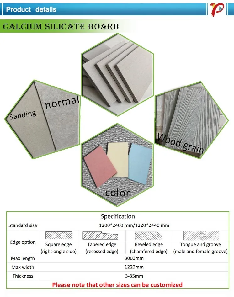 calcium silicate board comparison