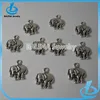 Antique Tibetan silver elephant pendants and charms