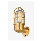 Led Mounted Modern Indoor Decorative Brass Extermal Wall Light