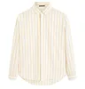 Popular design mens party wear 100% cotton striped luxury long sleeve dress shirt