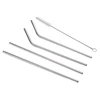Eco Friendly Stainless Steel Drinking Metal Straw With Case bag brush Set