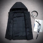 Logo Customization Vest Vest Men Custom Fashion Mens Hooded Vest Winter Warm Coat Wholesale