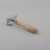 Cheap Wood Handle Twin Blade Shaving Razor