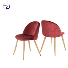 Cheap price morden design beauty furniture Dining And Living Room blue Velvet dining chairs