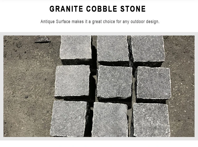 samistone xiamen cobble stone new g684 black block granite