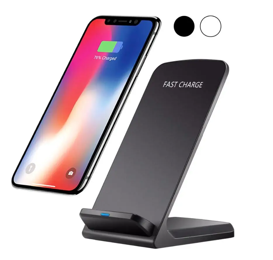 Hot product wireless charger custom logo10W wireless phone charging stand, Black;white
Hot product wireless charger custom logo10W wireless phone charging stand, Black;white