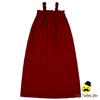 India Boutique Wholesale Burgundy Long Dress Children Frocks Designs Baby Girl Party Dress Western Dresses Names