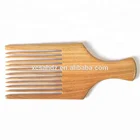 Afro Hot Pick Comb Sandalwood Wide Big Tooth No Static Hair Detangling Comb