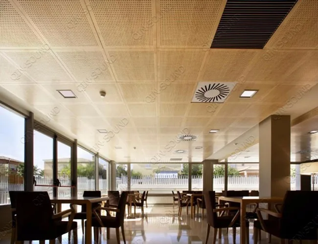 Banquet Hall Sound Proof Partitions Ceiling Perforated Acoustic
