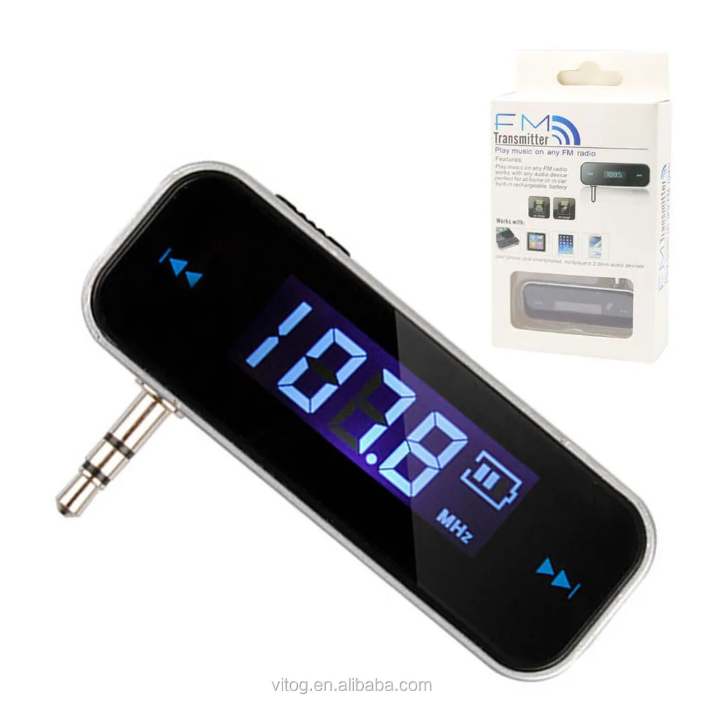 3.5mm FM Transmitter LCD Display In-car Music Audio For iPhone 6 5 for samsung MP3 MP4 Player
3.5mm FM Transmitter LCD Display In-car Music Audio For iPhone 6 5 for samsung MP3 MP4 Player