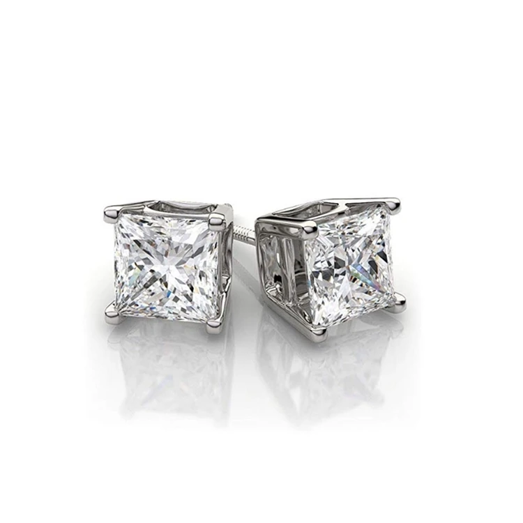 2019 New Hot Sales Fashion Wholesale princess cut diamond 14K white gold stud earring
2019 New Hot Sales Fashion Wholesale princess cut diamond 14K white gold stud earring