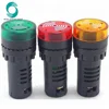 AD16-22SM 22mm 12V 24V 110V 220V colorful indicator flashing led light buzzer,buzzer with light