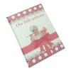 Low price high quality custom design recycled paper favorable price high class baby first year record book printing