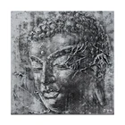 Mind Soul Canvas Artwork framed wall decoration buddha face portrait oil painting