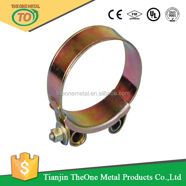 17-19mm robust pipe clamps with solid nut/ground clamps