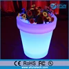 PE plastic outdoor/indoor led pot,decorating led flower/planter lighted vases