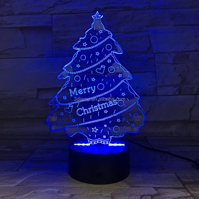 desk lamp acrylic flat abs base usb charger home decoration toy