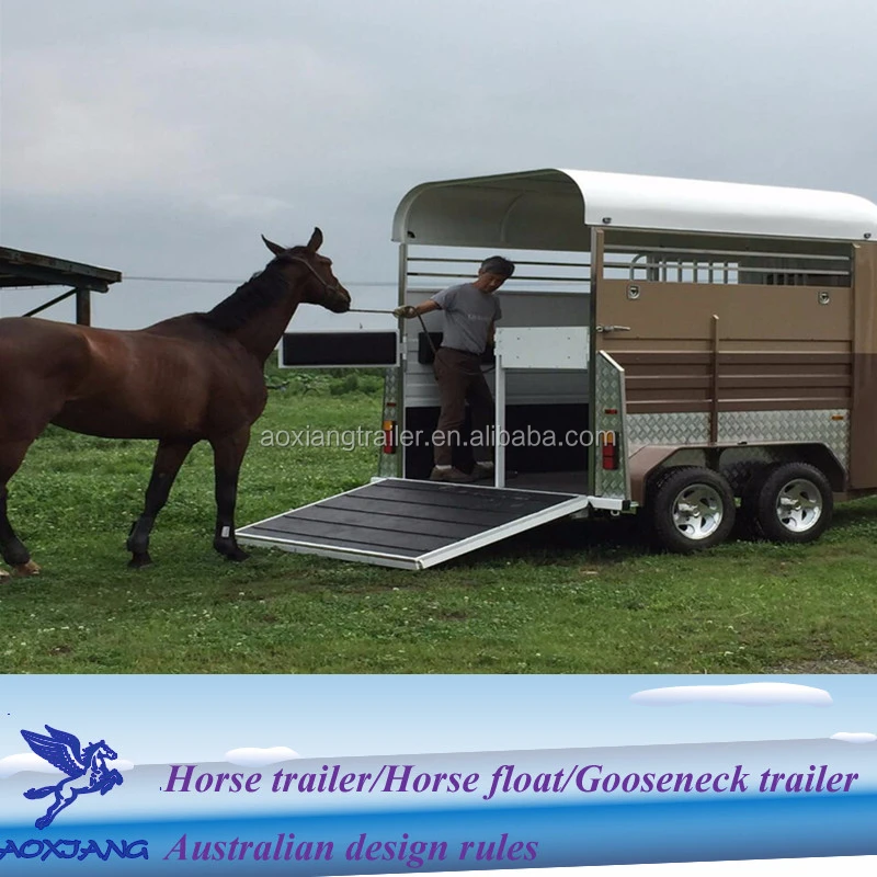 china made economic 2 horse load horse trailer for austraila