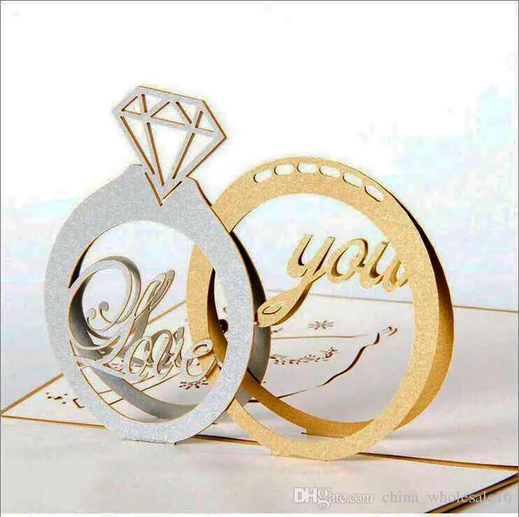wedding invitations romantic handmade valentines day for lover