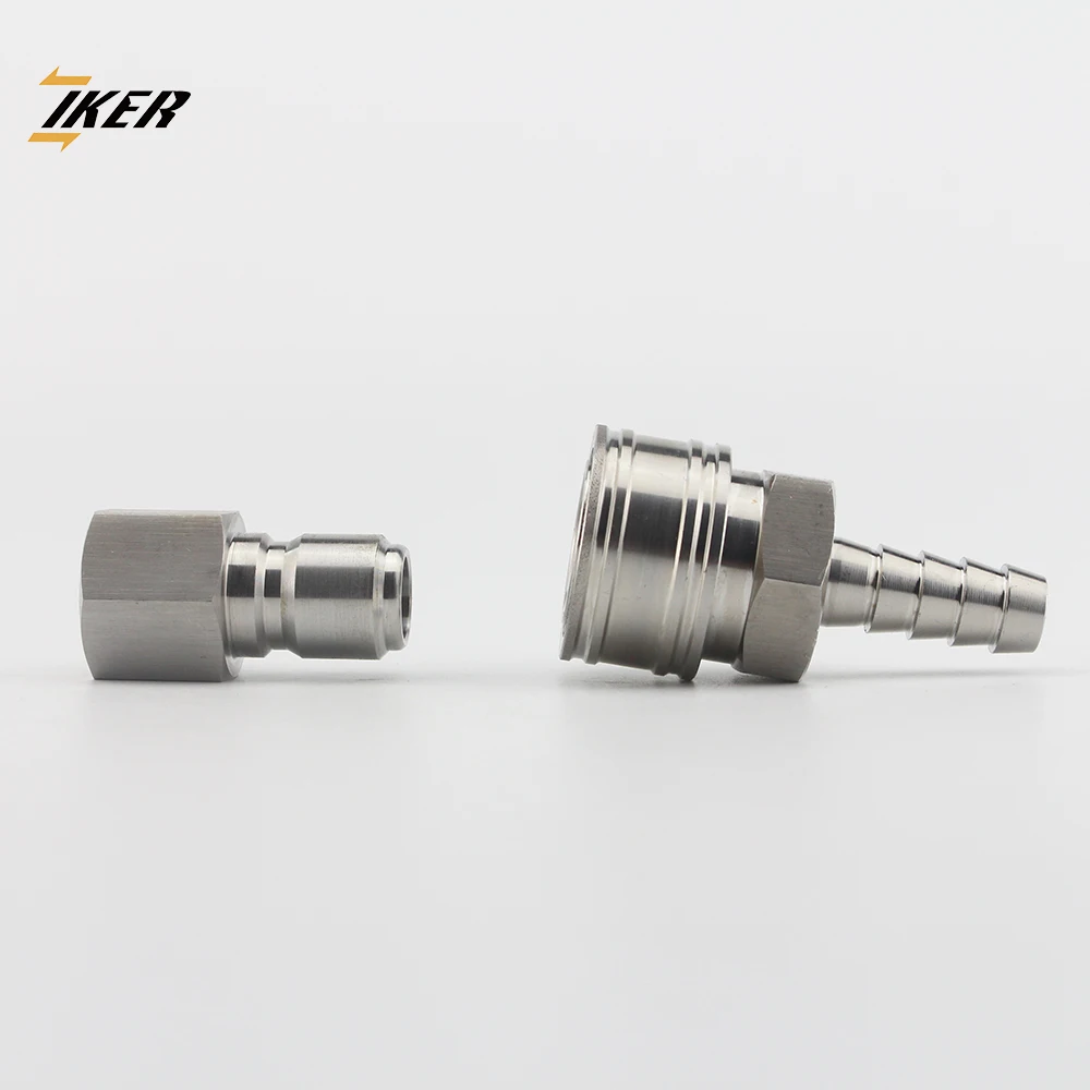 high pressure stainless steel hydraulic quick connect water hose fitting