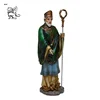fiberglass religious color resin art Ireland catholicism st.Patrick statue sculpture FRSD-100