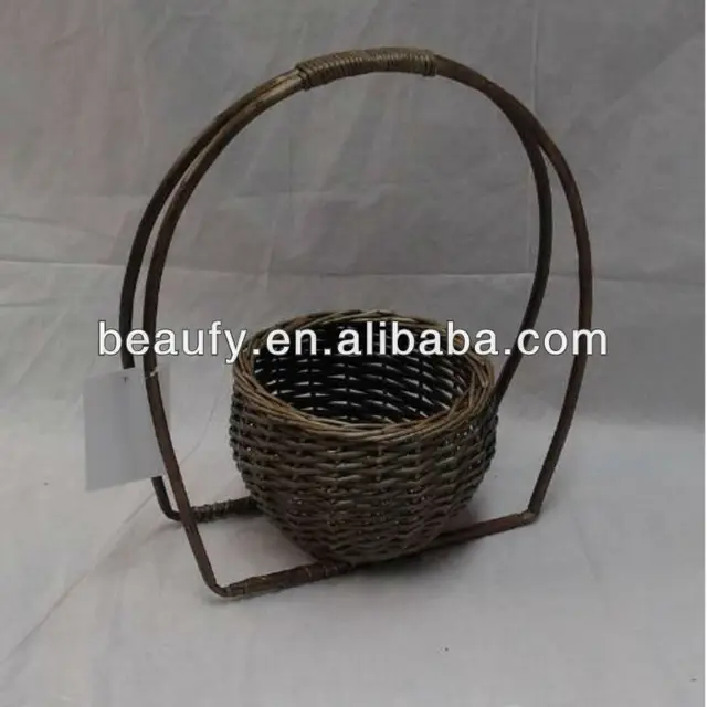 willow gift flower basket
