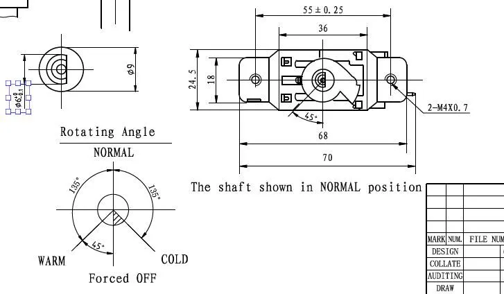 1pcs WPF-34D Refrigerator thermostat suitable for WPF-34E US