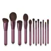 12pcs Purple Brushes Set/Professional Makeup Brush Set/brush cosmetic