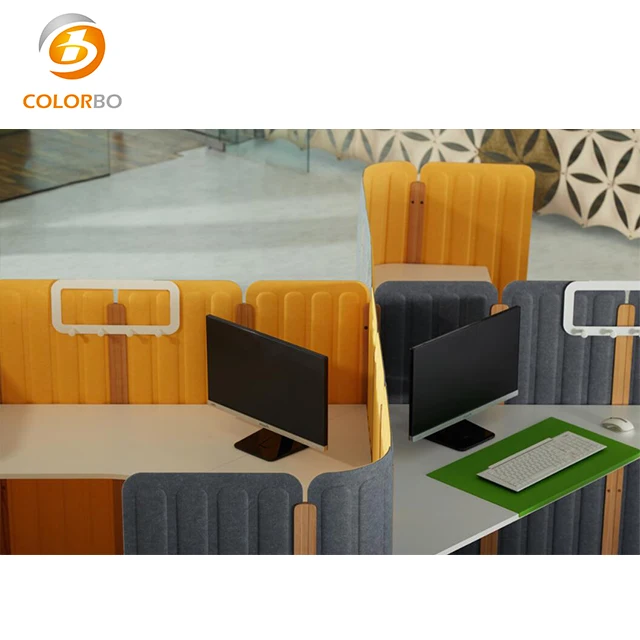 Renkli Akustik Panelleri Ofis Masası Ekran SchoolOfficeHotelGovernment ve Ev.
