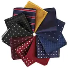 Men Paisley Pocket Square Set Retro Vine Handkerchief Wedding Party