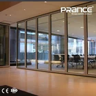 Office cubicle partitions aluminum single glass partition