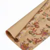 Custom gift kraft flower wrapping paper packaging wrapping paper in india