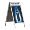 outdoor pavement sign, sidewalk sign poster stand