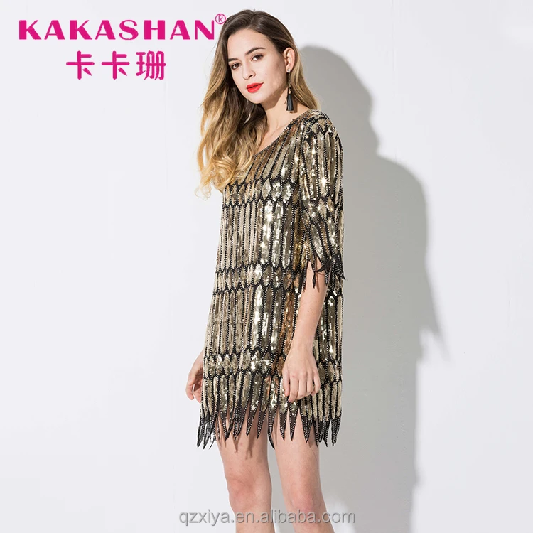 golden one piece dress