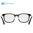 CE FDA anti blue light lens optical eyeglass gafas buffalo horn eyeglasses frames