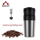 Stainless Steel singe cup coffee maker with USB rechargeable