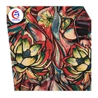 Plain Lot Satin Fabric Factory Floral Digital Printed 16mm Elasticity Satin Silk Fabric Stock Lot in Japan for Lady Garment