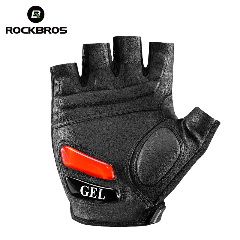 ROCKBROS Cycling Gloves with Silicone Gel Thickened Pad SBR Shockproof Anti-slip Sports Gloves, Black
ROCKBROS Cycling Gloves with Silicone Gel Thickened Pad SBR Shockproof Anti-slip Sports Gloves, Black